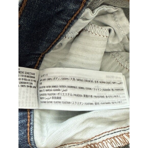 Abercrombie & Fitch Jeans Women’s 29/8R 90s Straight Ultra High Rise Medium Wash - Picture 5 of 8